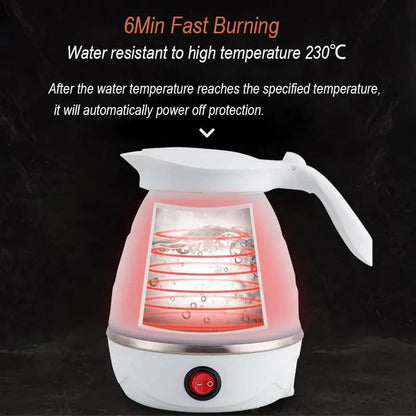 Folding Electric Kettle – Portable Travel Boiler