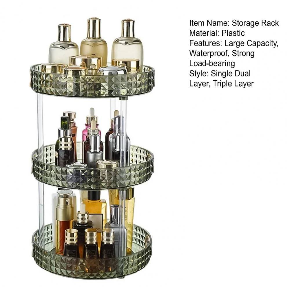 Rotating Organizer – Diamond Cut 3 Layer Storage