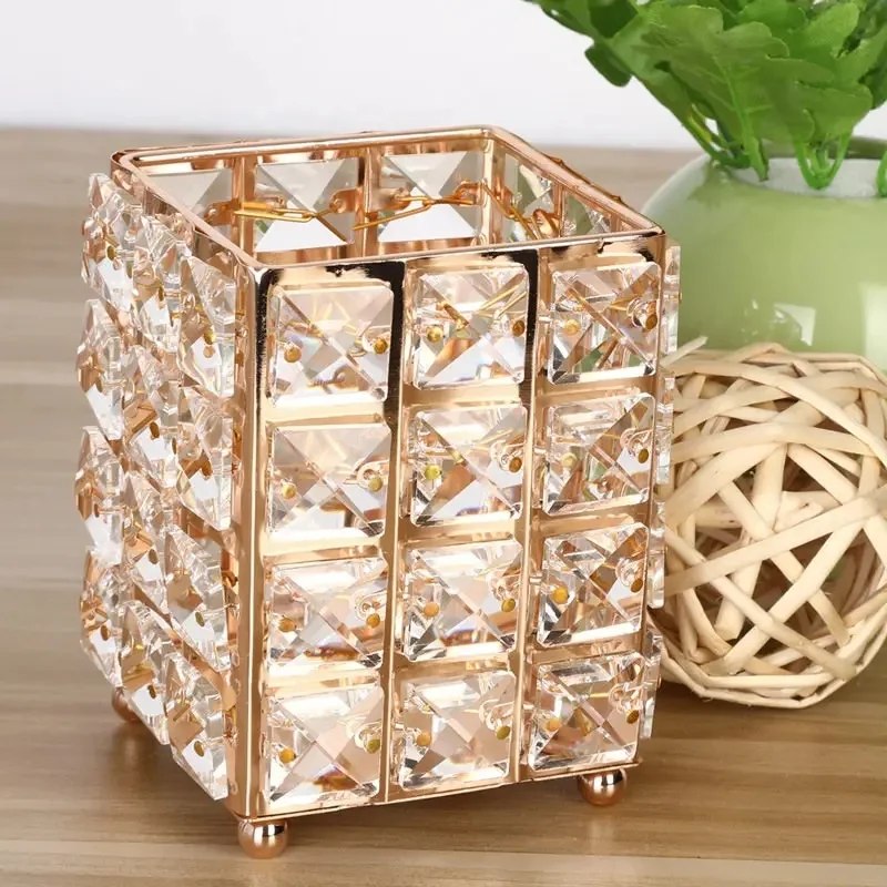 Makeup Brush Holder – Crystal Design Cup