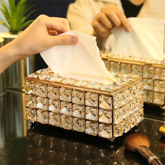 Tissue Box – Creative Crystal Design Holder