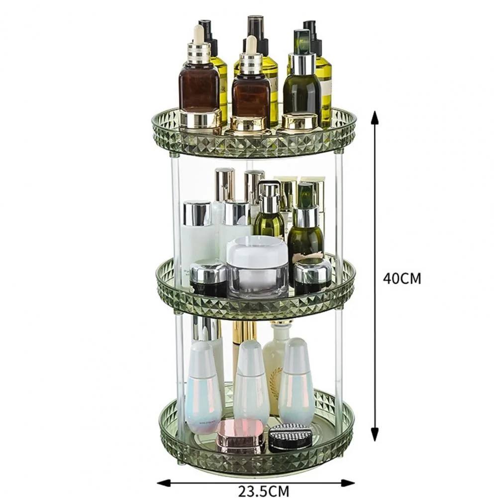 Rotating Organizer – Diamond Cut 3 Layer Storage