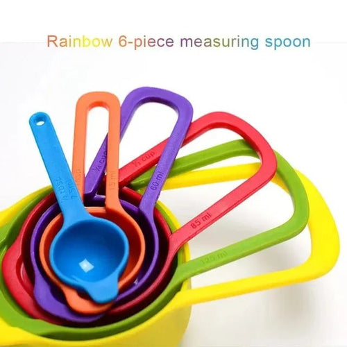 6-Piece Measuring Spoons & Cups Set – Kitchen Baking Tools