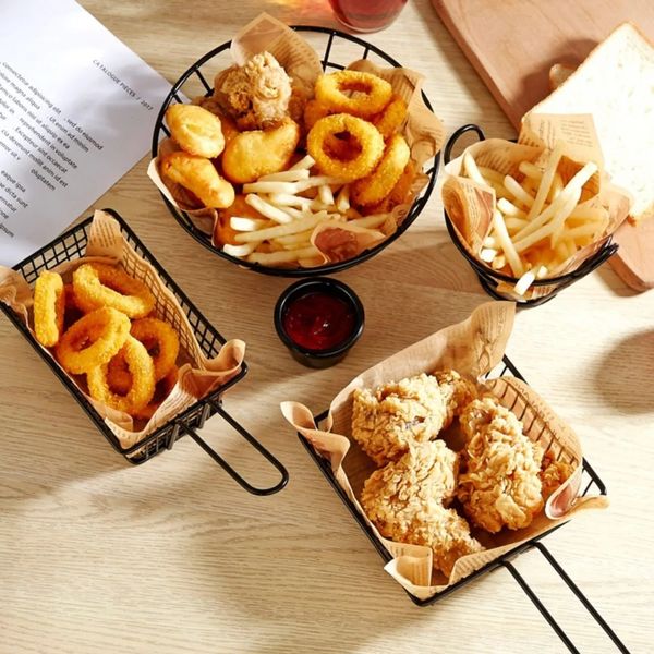 Snack Buckets – Iron Serving Containers