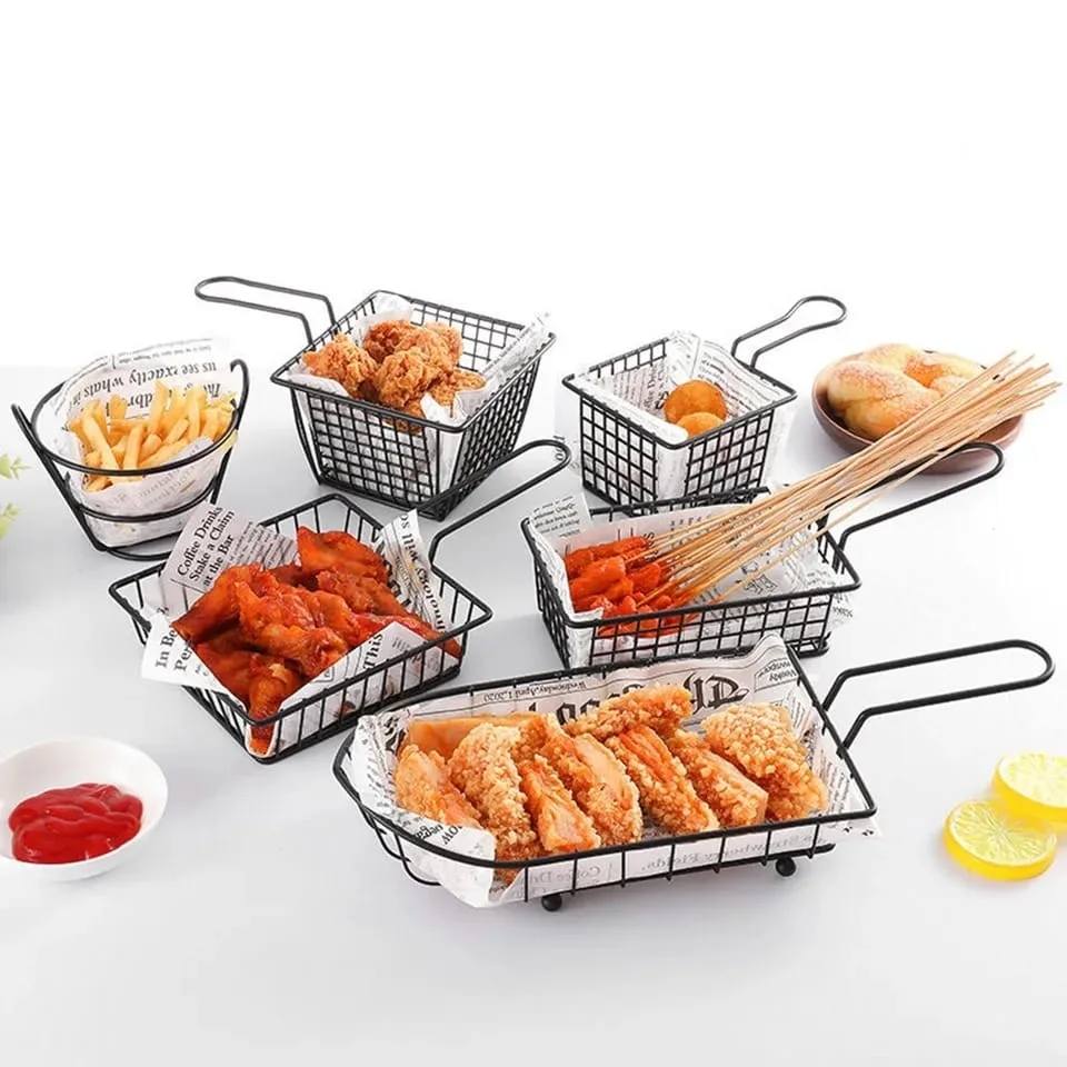 Snack Buckets – Iron Serving Containers