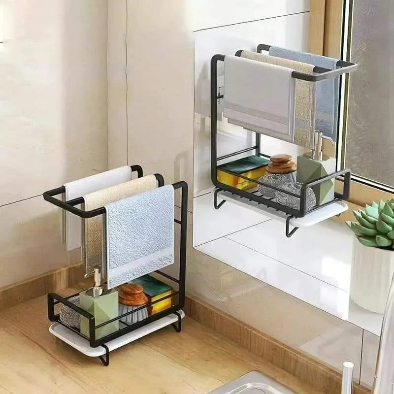 Rag Drain Shelf – Wall Mounted Holder