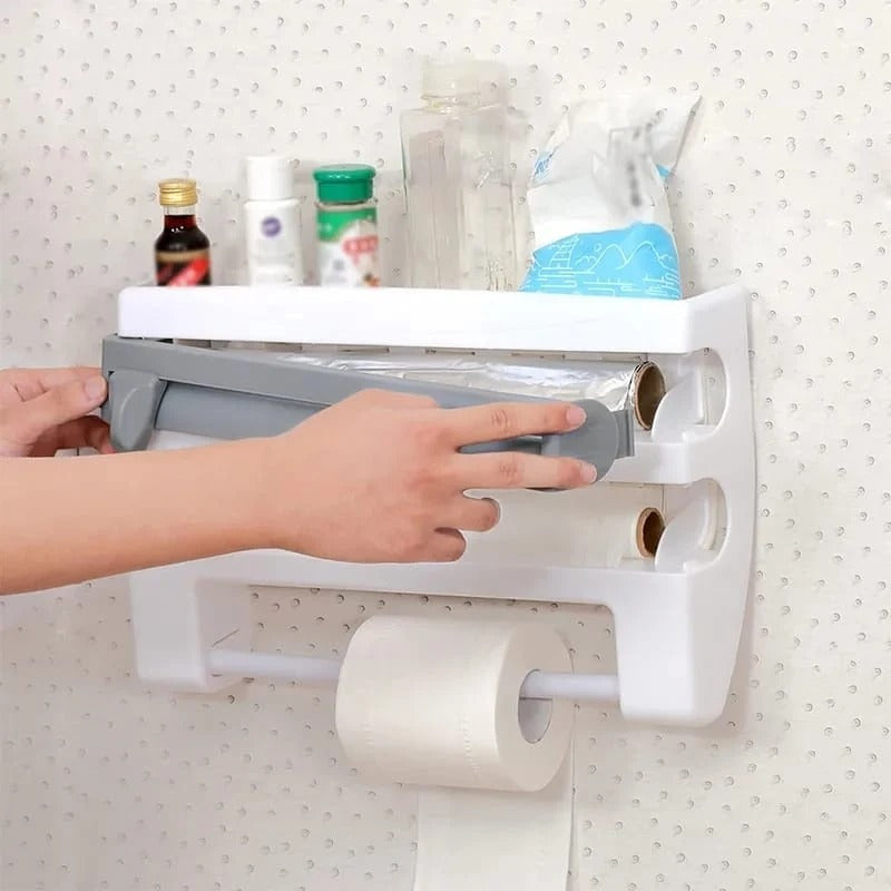 Wall Dispenser (4-in-1) – Foil, Film & Tissue Holder