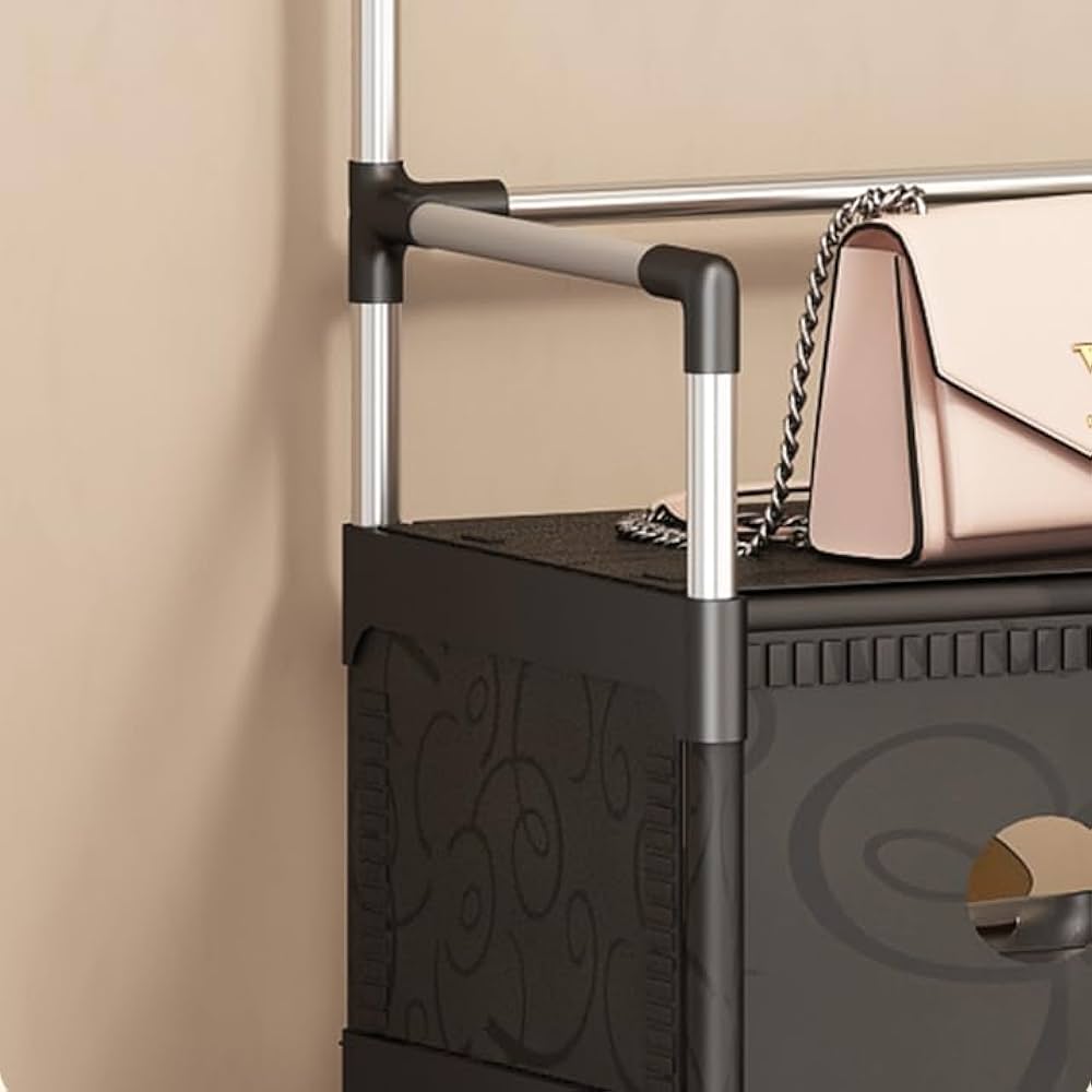 Dust-Proof Multifunctional Coat & Shoes Rack | Heavy-Duty Storage Organizer