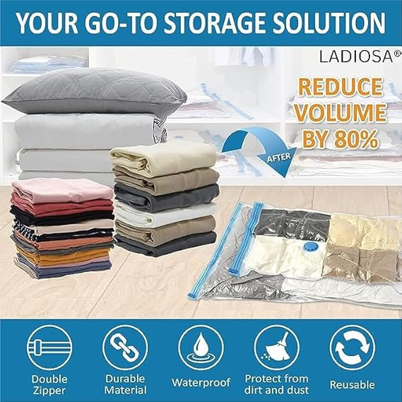 Vacuum Storage Bags (9 Pcs Set)