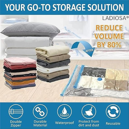 Vacuum Storage Bags (9 Pcs Set)