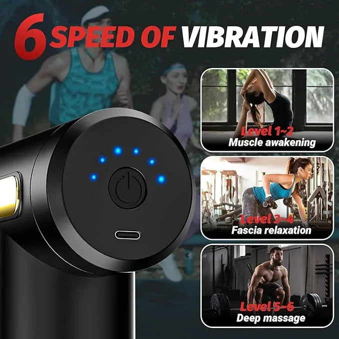 Muscle Relaxation Gun Massager | Deep Tissue Handheld Percussion Massager