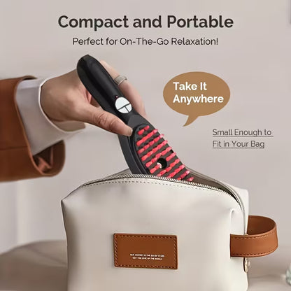 USB Electric Scalp Massage Comb & Hair Brush | Rechargeable Hair Care Tool