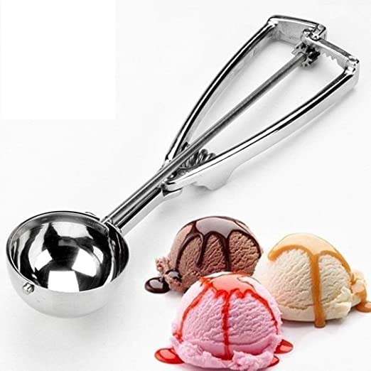 Stainless Steel Ice Cream Scoop – Heavy Duty