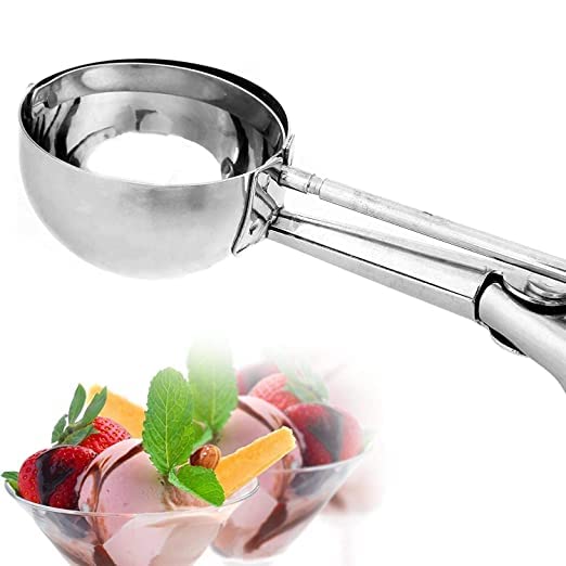 Stainless Steel Ice Cream Scoop – Heavy Duty