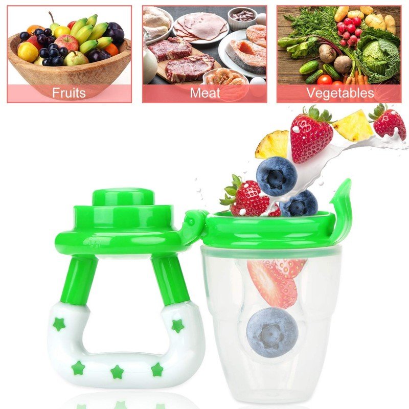 Baby Spoon Feeder + Pacifier + Knee Pad (3-in-1 Deal)