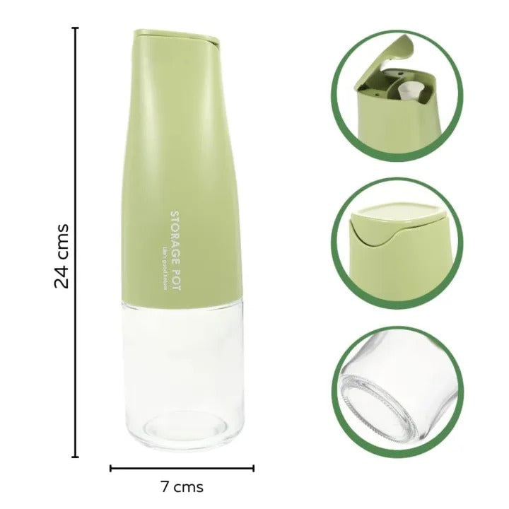 450ml Auto Flip Oil Dispenser Bottle – Leak-Proof Kitchen Container