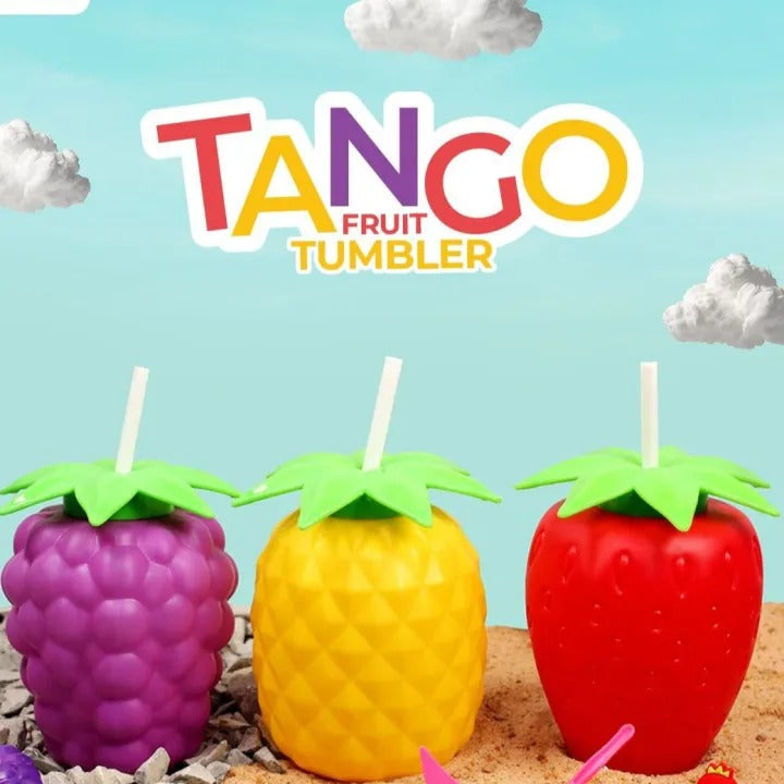 Tango Fruit Tumbler for Kids – Juice & Water Bottle with Straw