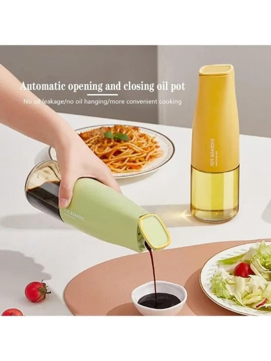 450ml Auto Flip Oil Dispenser Bottle – Leak-Proof Kitchen Container