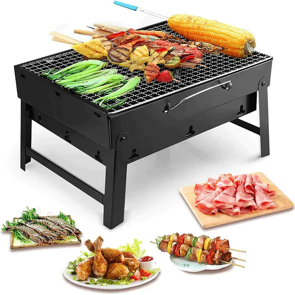 Foldable BBQ Grill – Portable Outdoor Barbecue