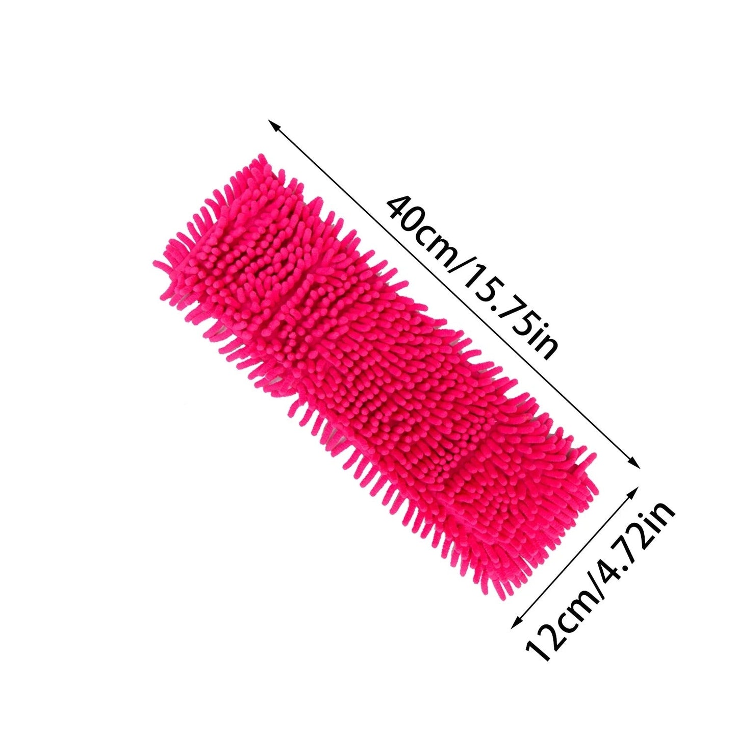 Microfiber Flat Mop Heads – Reusable Streak-Free Cleaning Pads