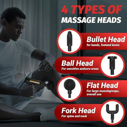 Muscle Relaxation Gun Massager | Deep Tissue Handheld Percussion Massager