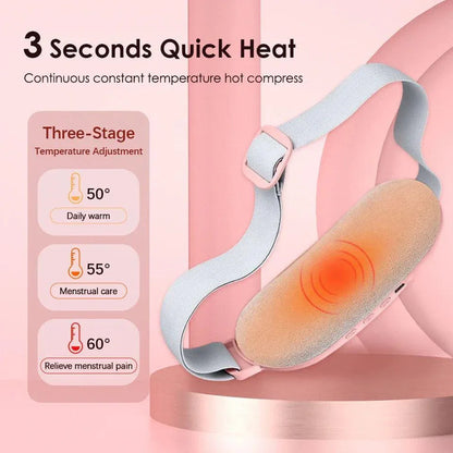 Electric Period Pain Relief Cramps Belt – Heating Massager for Women
