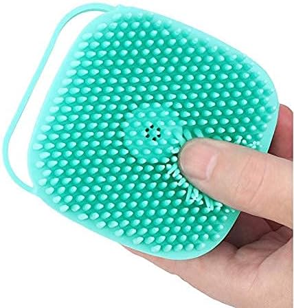 Silicone Bath & Massage Brush Combo – Body Scrubber Set