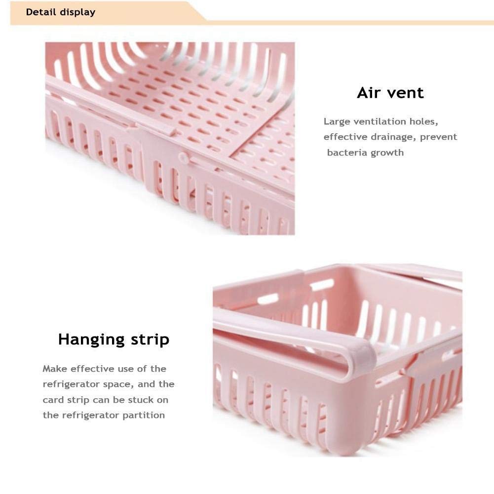 Expandable Fridge Storage Basket – Adjustable Organizer