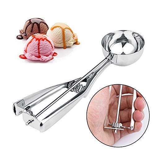 Stainless Steel Ice Cream Scoop – Heavy Duty