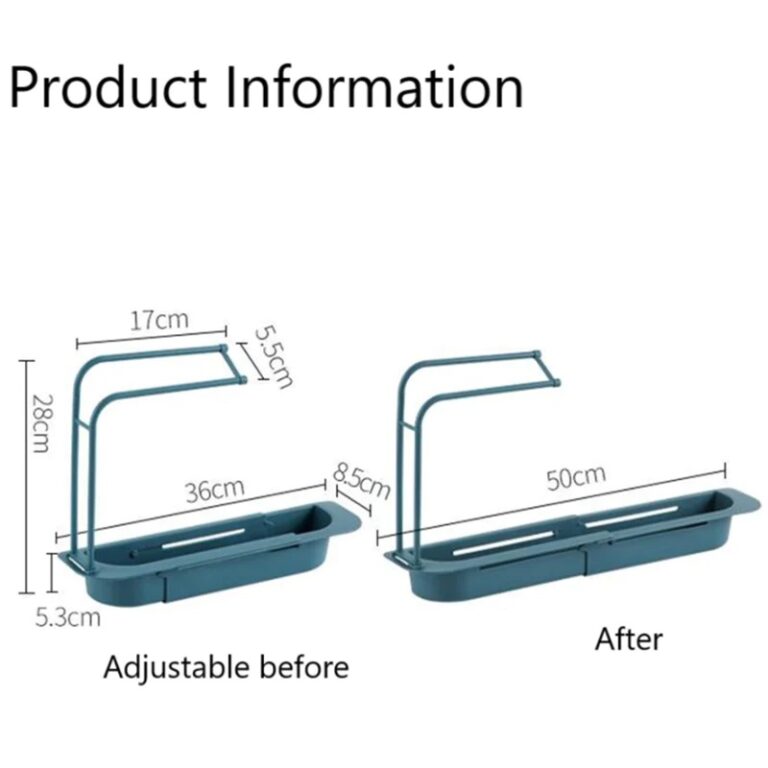 Kitchen Sink Sponge Holder – Brush & Cleaning Tool Organizer