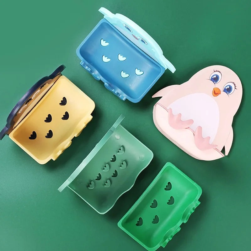 Soap Dish – Wall Mounted Penguin Design Holder