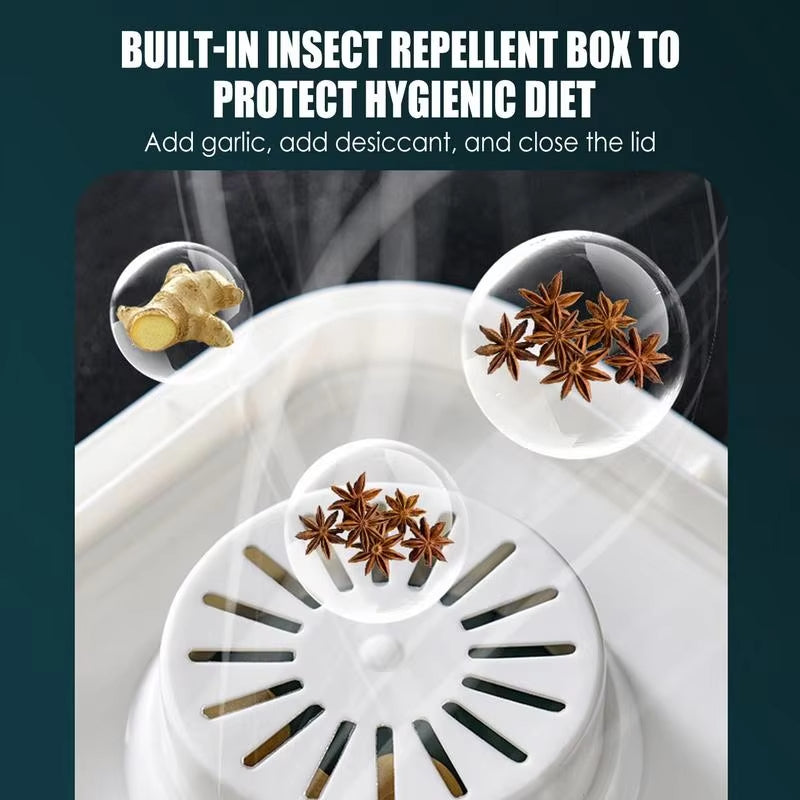 5kg & 10kg Rice Storage Container – Airtight Grain Bucket