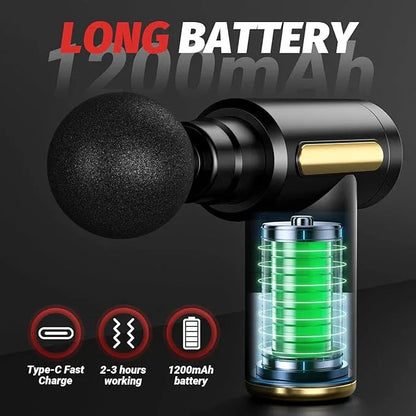 Muscle Relaxation Gun Massager | Deep Tissue Handheld Percussion Massager
