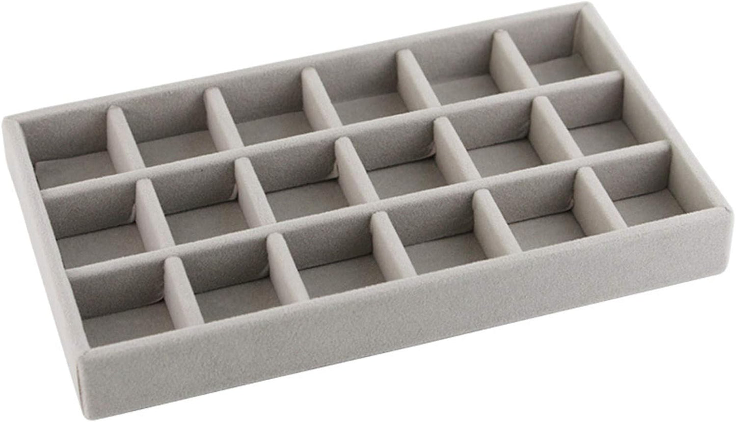 Jewelry Display Tray – Velvet Organizer