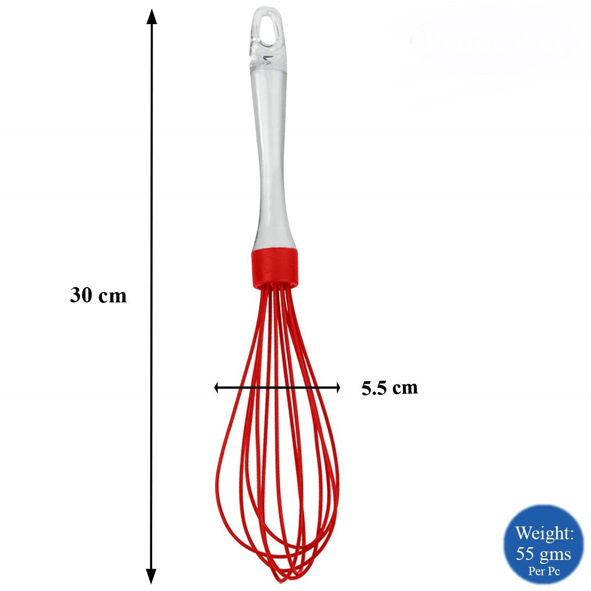 Silicone Whisk, Brush & Spatula (3 pcs) – Kitchen Tools
