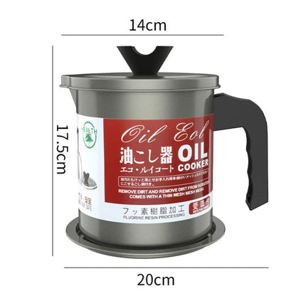 Oil Filter Pot – Stainless Steel Storage Container