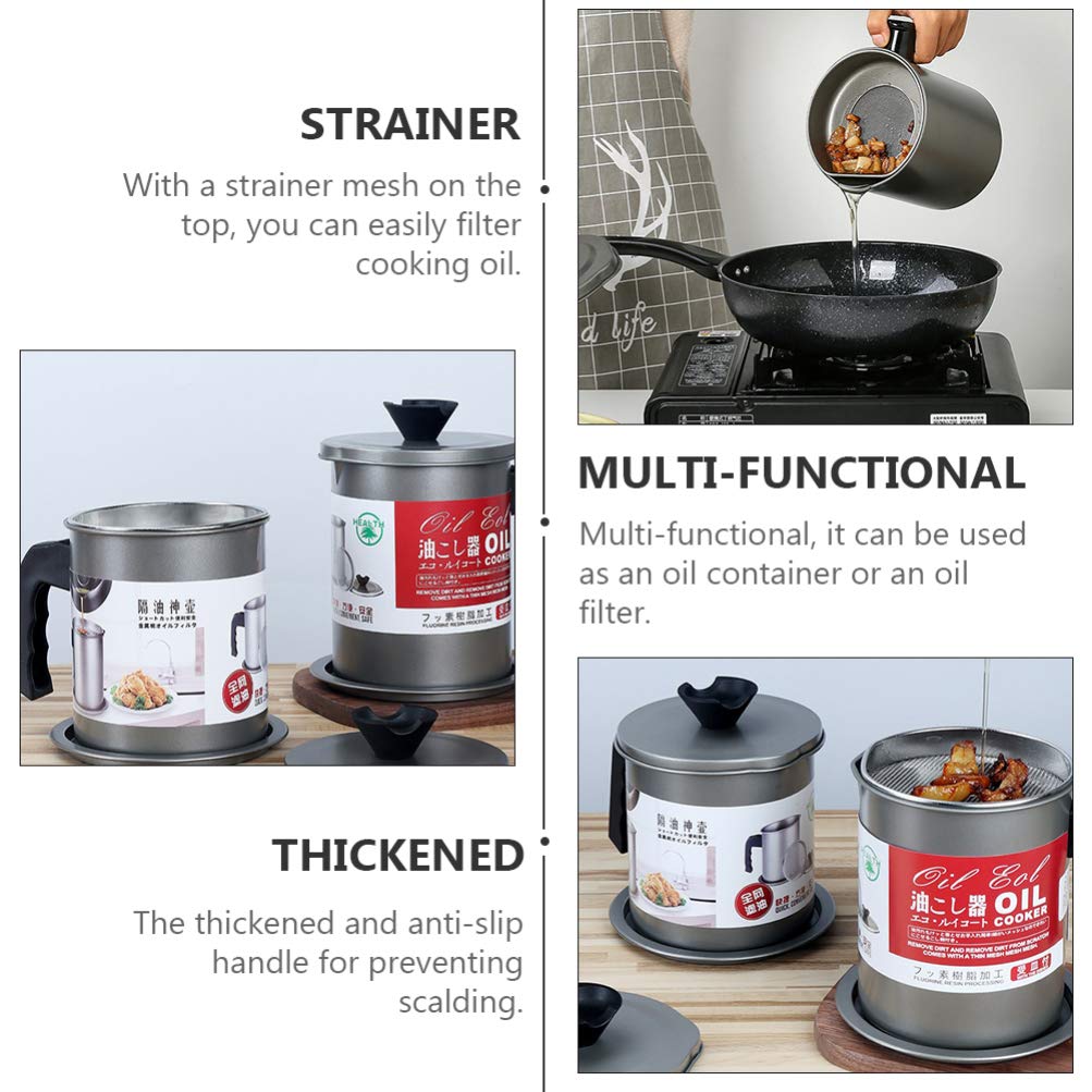 Oil Filter Pot – Stainless Steel Storage Container