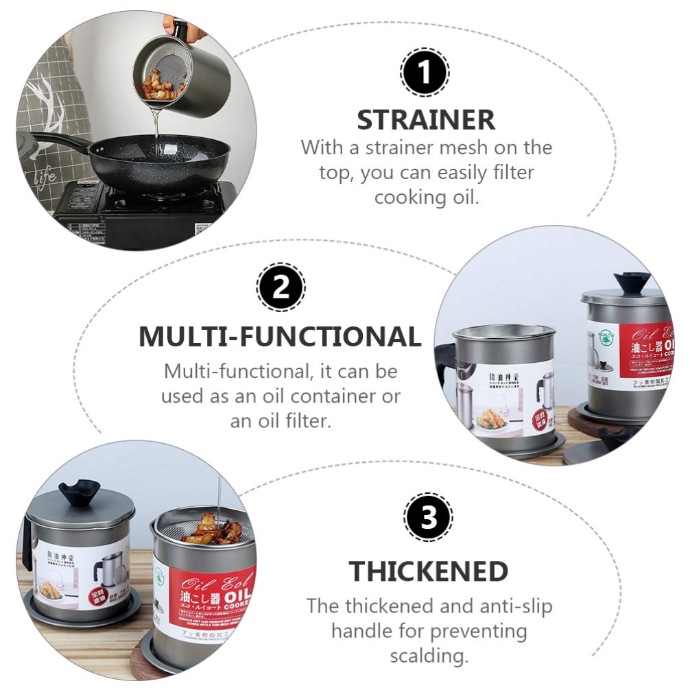 Oil Filter Pot – Stainless Steel Storage Container