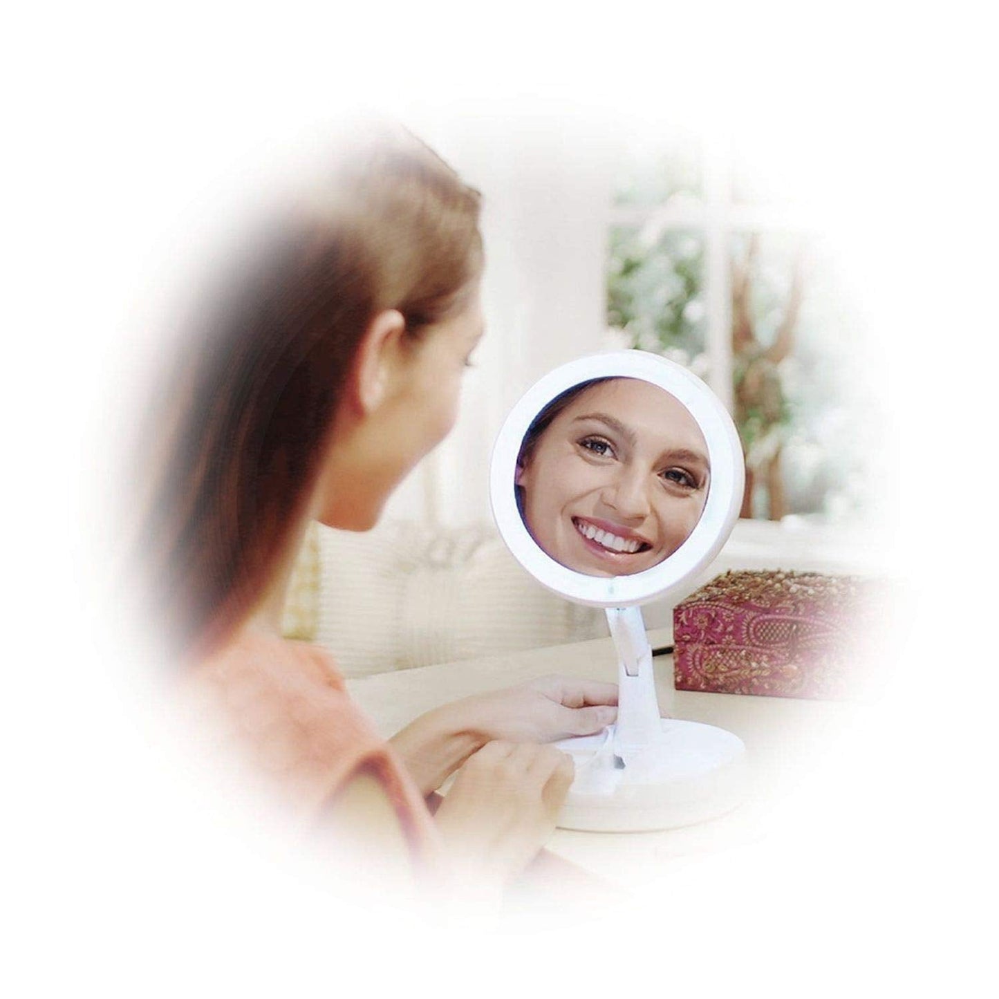 LED Makeup Mirror – Lighted Vanity Table Mirror