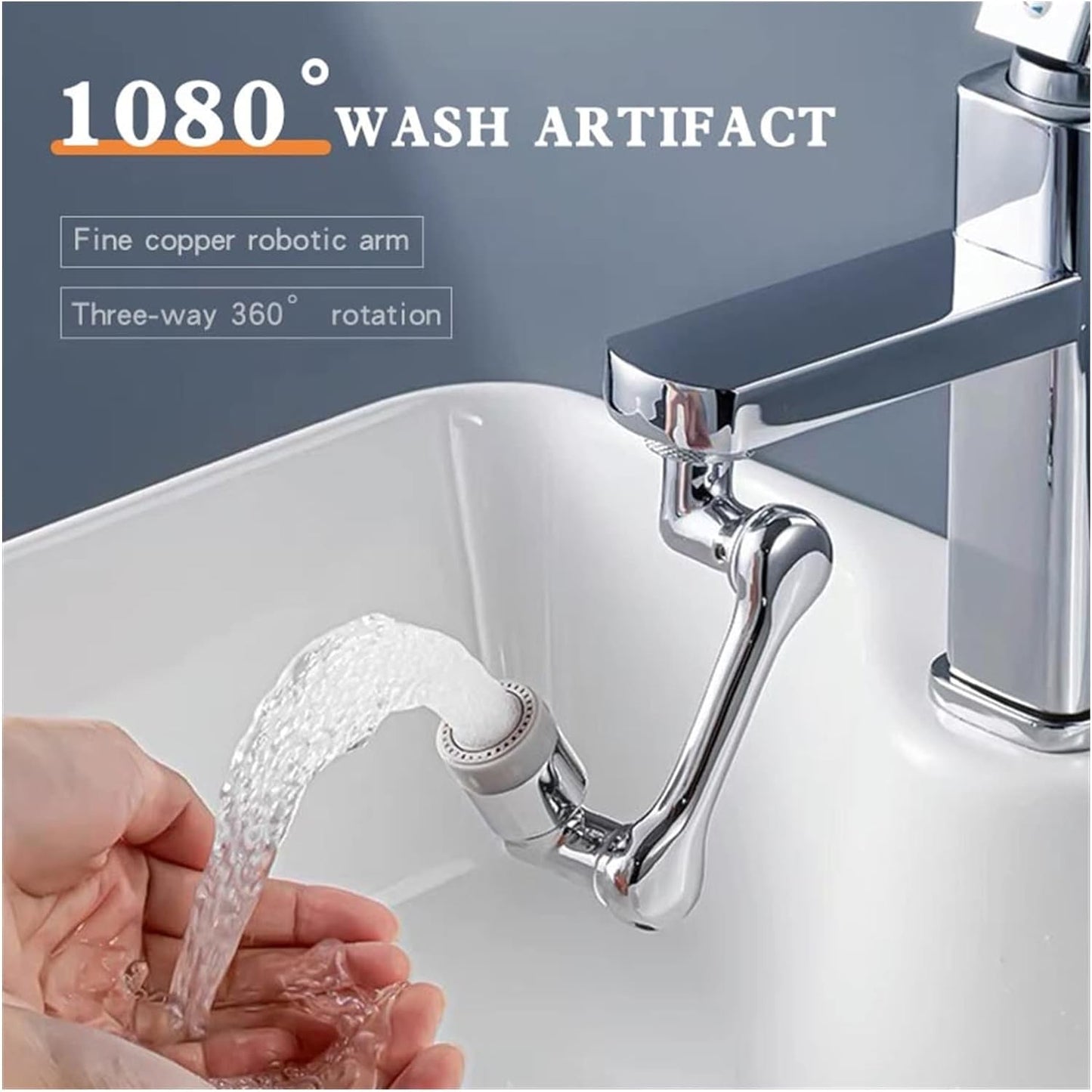 Faucet Filter Nozzle – Rotating Universal Splash Head