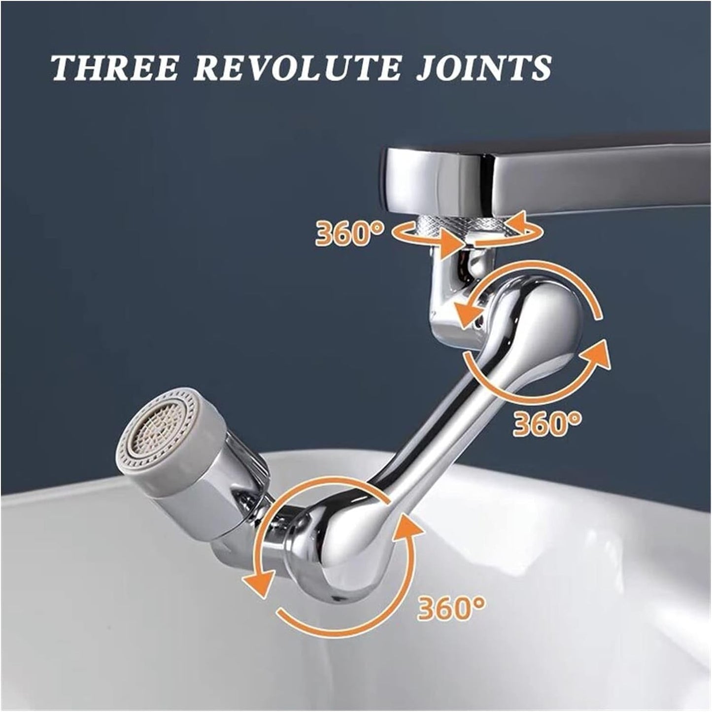 Faucet Filter Nozzle – Rotating Universal Splash Head
