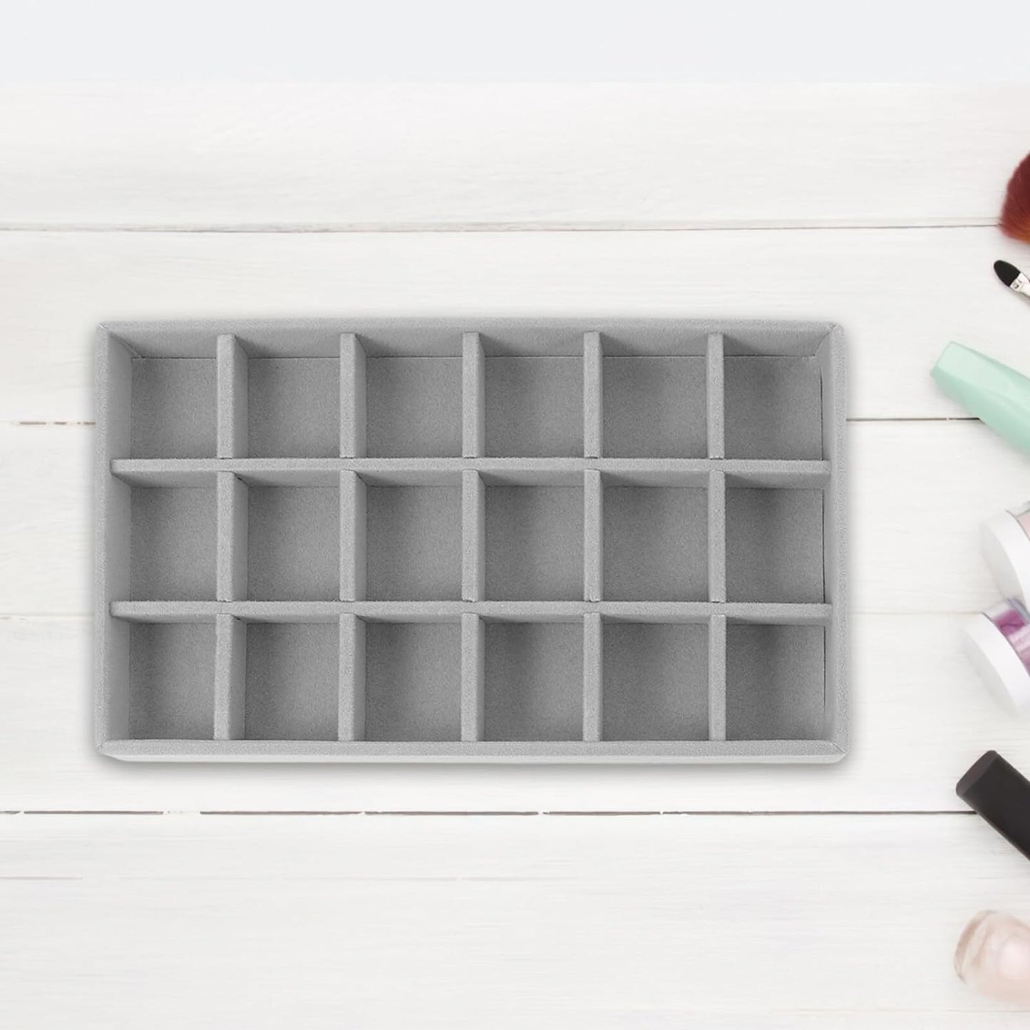 Jewelry Display Tray – Velvet Organizer