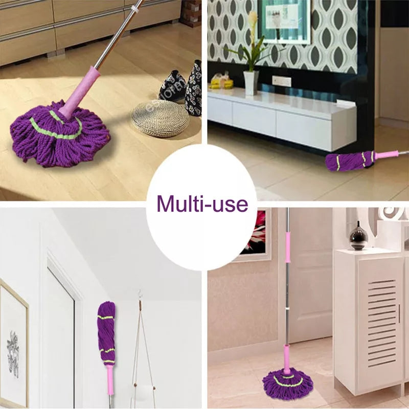 Telescopic Twister Mop – 360° Rotating Cleaner