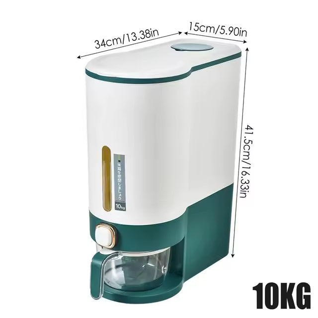 5kg & 10kg Rice Storage Container – Airtight Grain Bucket