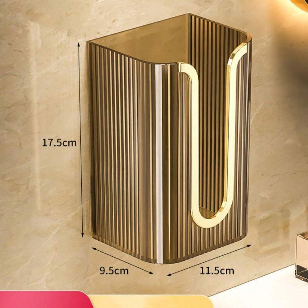 Wall Mounted Clear Acrylic Tissue Box – Bathroom, Kitchen & Office Holder