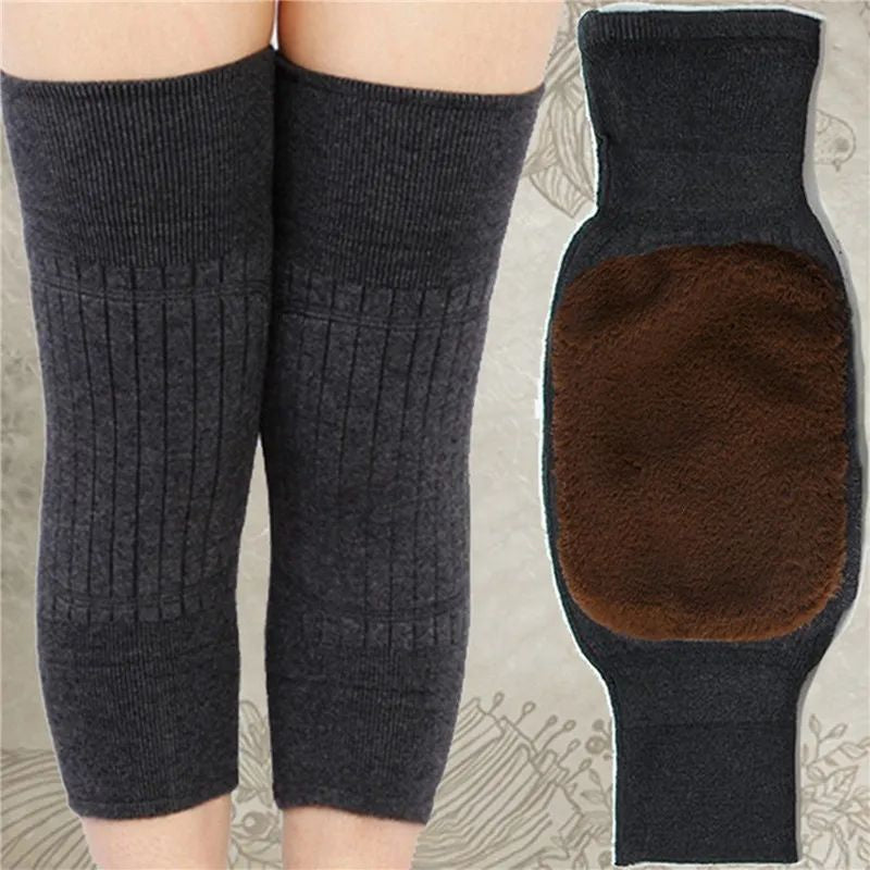 Warm Wool Knee Pads - Knee Support & Protector for Winter