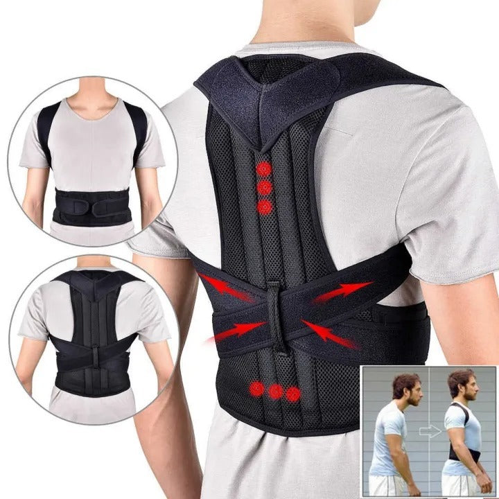 Adjustable Shoulder & Back Posture Corrector Belt – Daily Support