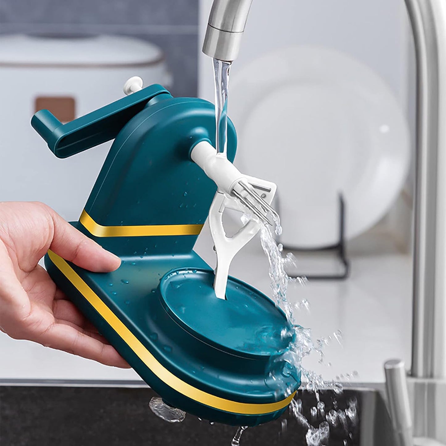 Fruit Peeler Machine – Manual Rotary Peeler