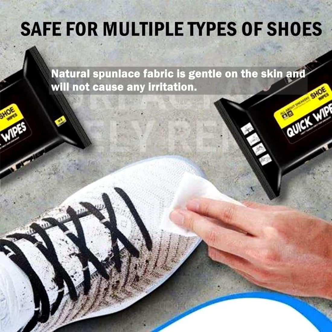 Shoe Cleaning Wipes – Instant Sneaker Dirt & Scuff Remover