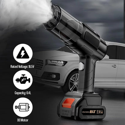Cordless Portable 4-in-1 Handheld Vacuum & Air Duster | Car & Home Cleaning Tool