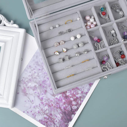 Velvet Jewelry Storage Box